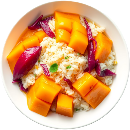 Mango with Sticky Rice dish