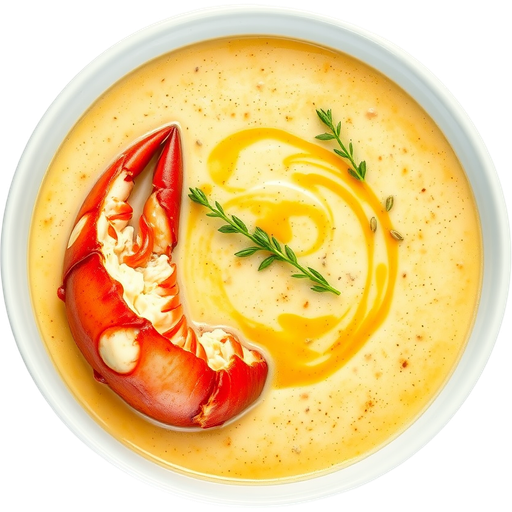 Lobster Bisque dish