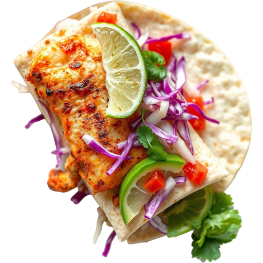 Fish Burrito dish
