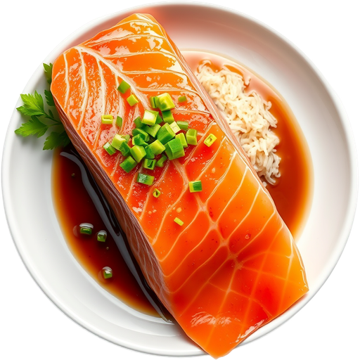 Salmon Sashimi dish