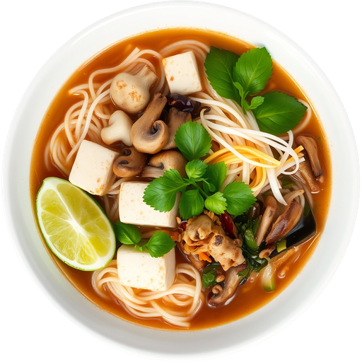 Vegetarian Pho dish
