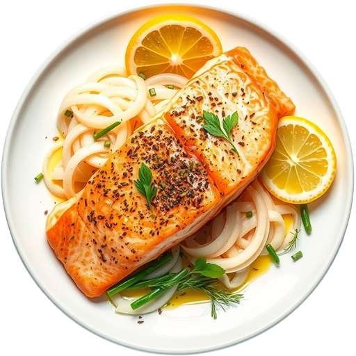 Salmon Dish dish