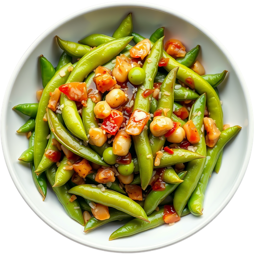 Garlic Edamame dish