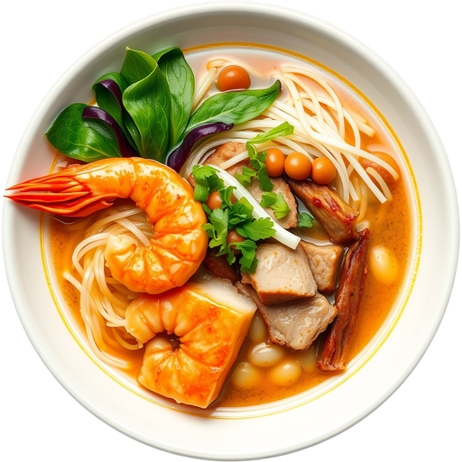 Canh Bun Banh Xeo Dac Biet dish