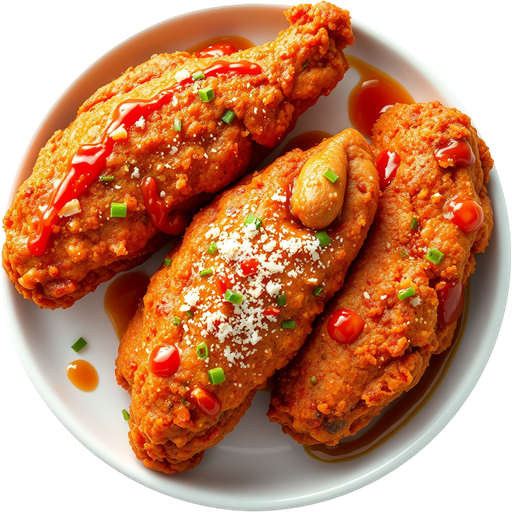 3 Spicy Chicken Tenders dish