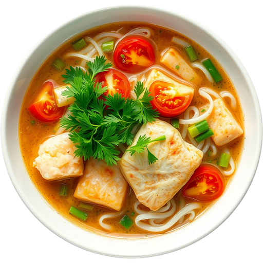 Canh Bun Cha Ca dish
