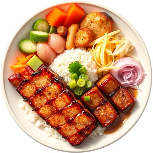 Dinner Bento Combo dish
