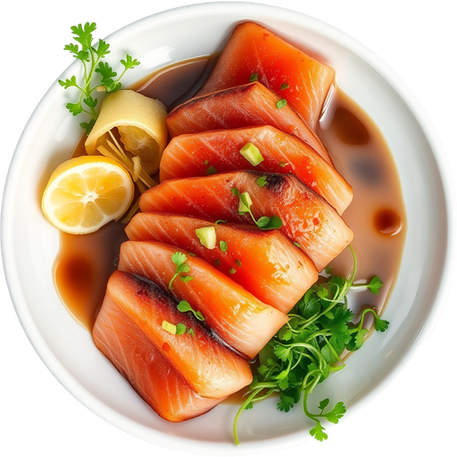 Seared Sashimi Appetizer dish
