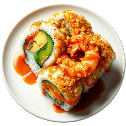 Crunch Dragon Roll dish