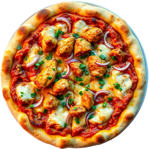 Chicken Tikka Pizza dish