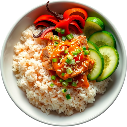 Spicy Tuna Rice Bowl dish