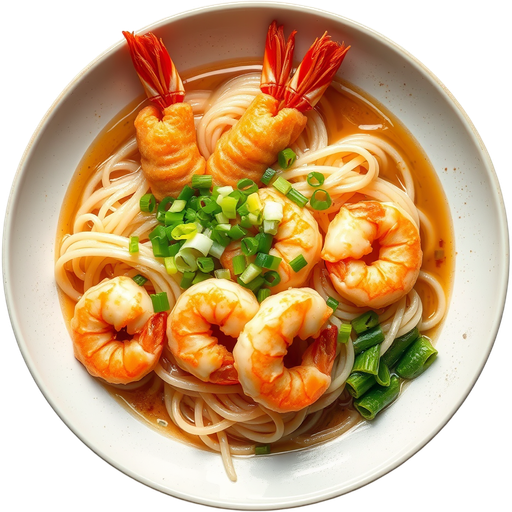 Tempura Shrimp Udon dish