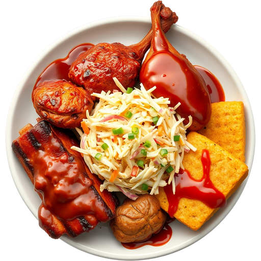 Chicken and Ribs Basket dish