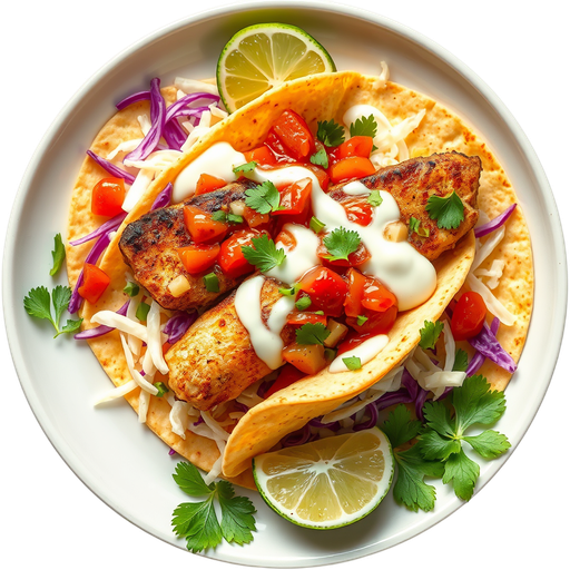 Baja Fish Taco dish