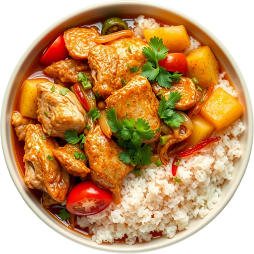 Saltado de Pollo dish