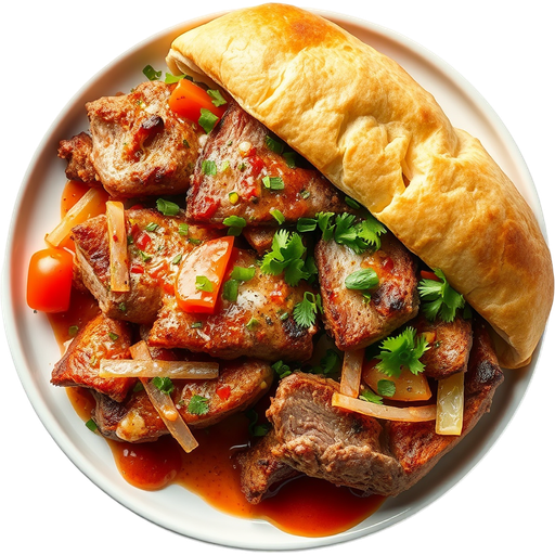 Shawourma French Roll dish