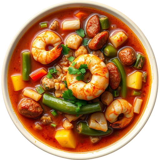 New Orleans Gumbo dish