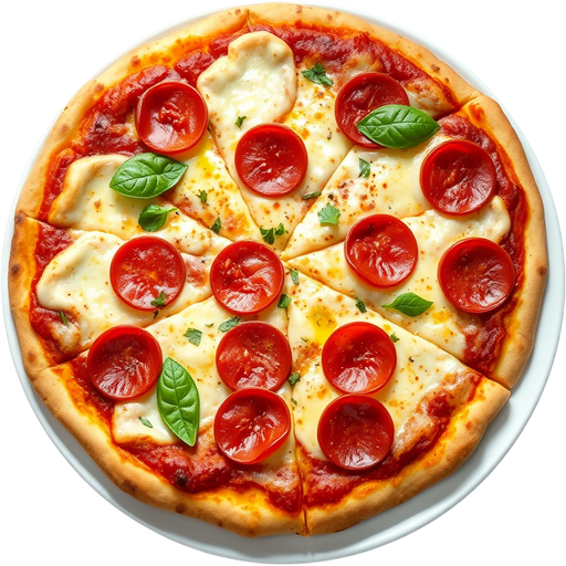 Large Pepperoni Pizza dish