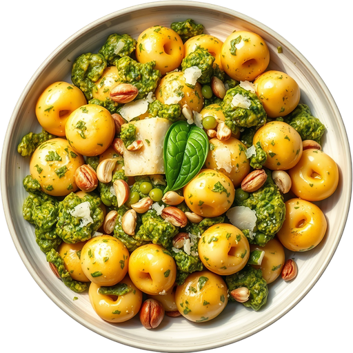 Pesto Gnocchi dish