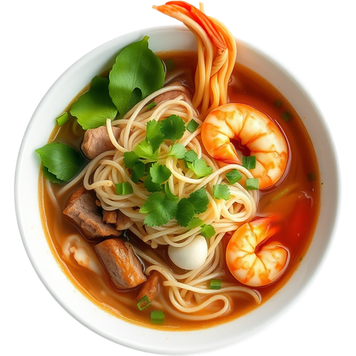 Phnom Penh Noodle Soup dish