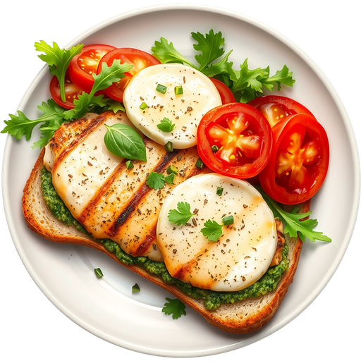Chicken Pesto Sandwich dish