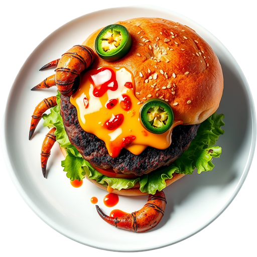 Scorpion Burger dish