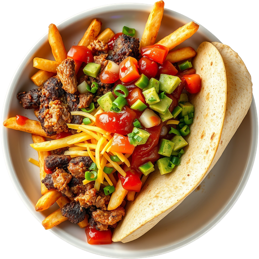 Cali Burrito dish