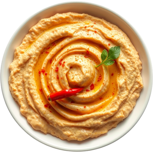 Spicy Hummus dish