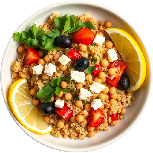 Vibe Mediterranean Bowl dish