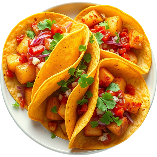 Potato Tacos dish