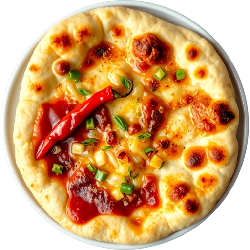 Garlic Chilli Naan dish