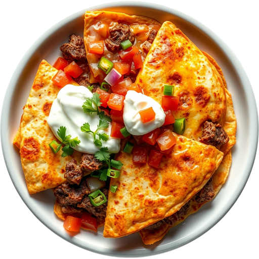 Beef Quesadilla dish