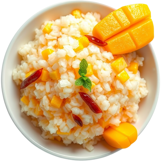 Mango Sticky Rice dish