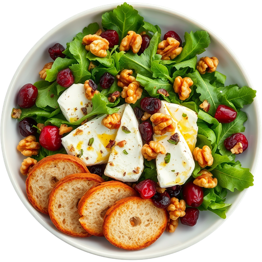 Baked Goat Cheese Salad dish