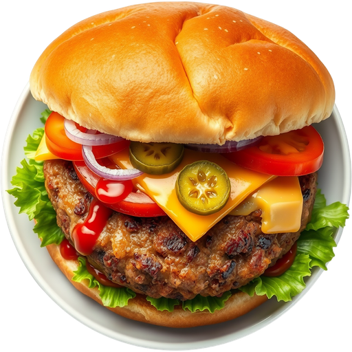 Cheese Burger dish