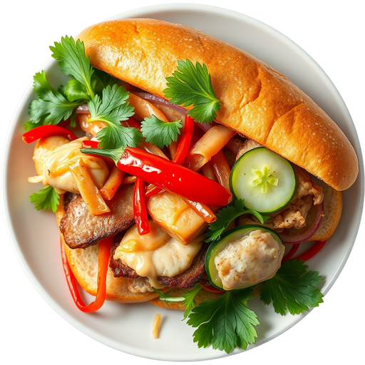 Banh Mi Vietnamese Sandwich dish
