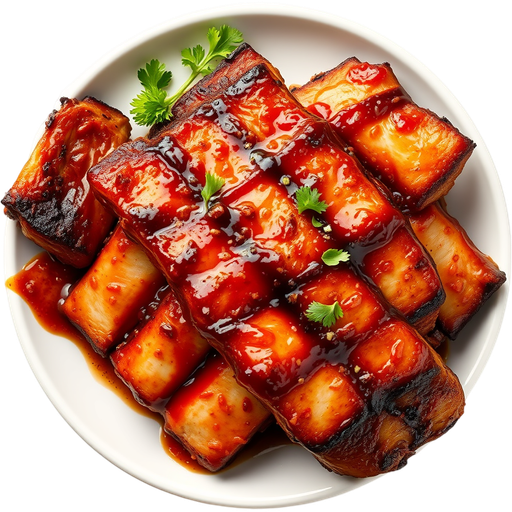 Grilled BBQ Pork dish