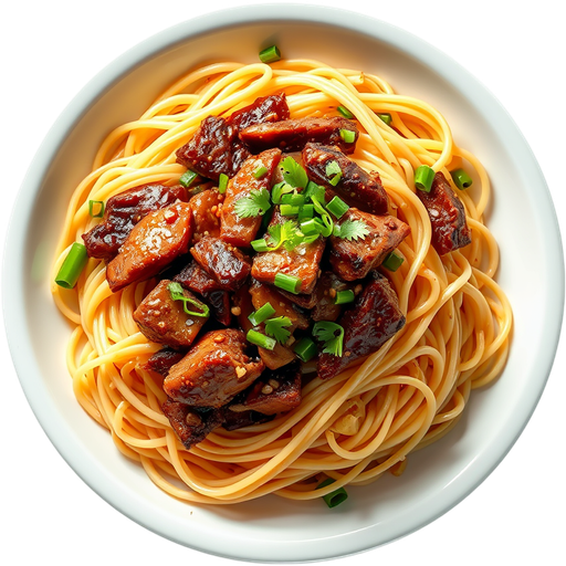 Mongolian BBQ Noodle dish