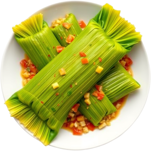 Green Corn Tamale dish
