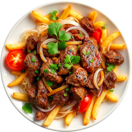 Lomo Saltado dish