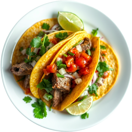 Lengua Tacos dish