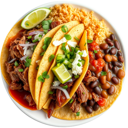 Carnitas Taco Combo dish
