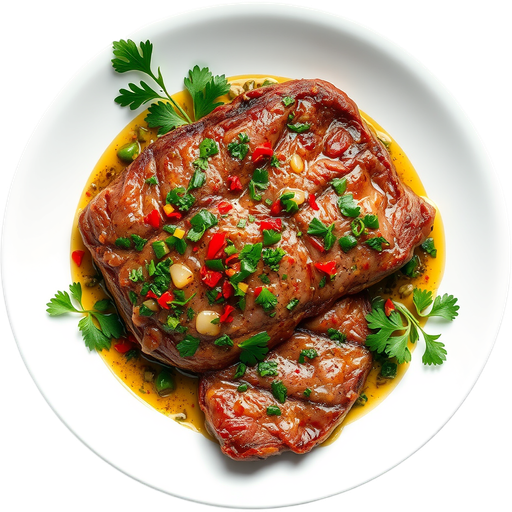 Steak Chimichurri dish