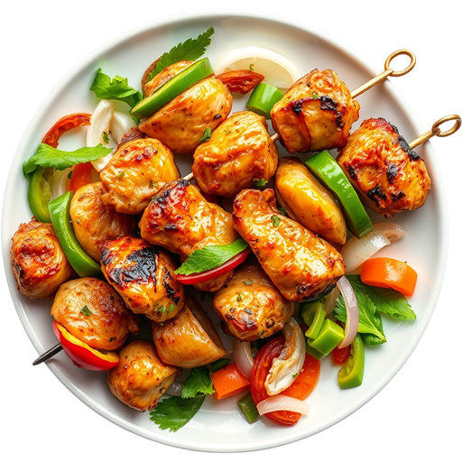 Chicken Kabob dish