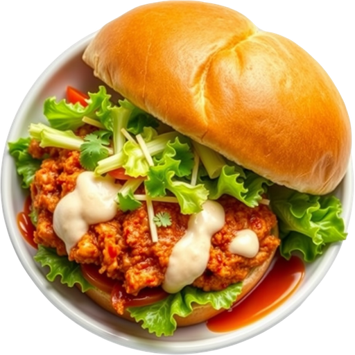 Spicy Taiwanese Fried Chicken Sandwich dish