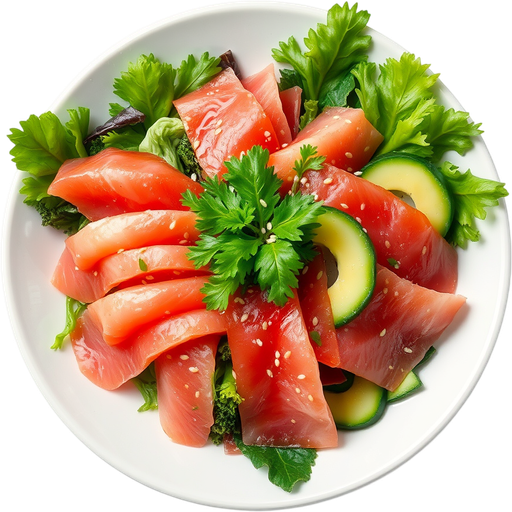 Sashimi Salad dish