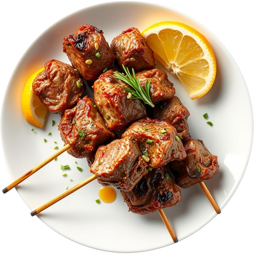 Lamb Skewers dish