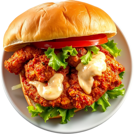 Chicken Firecracker Sandwich dish