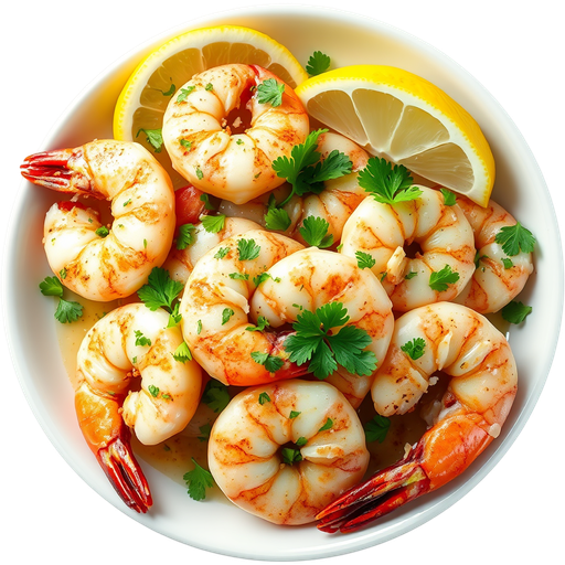 North Shore Garlic Shrimp dish