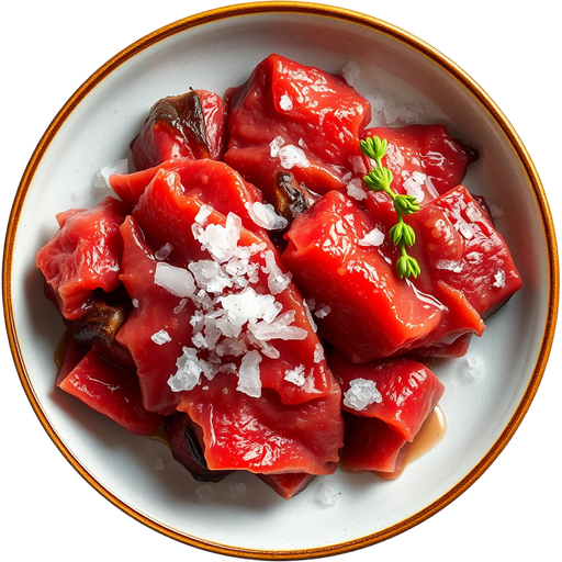 Salted Kobe Beef dish